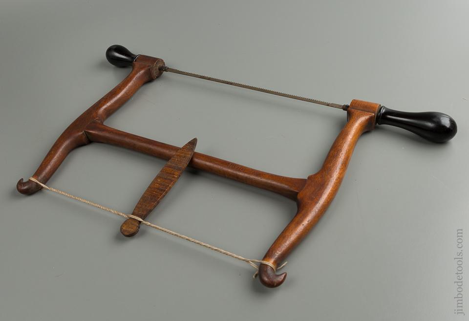 Lovely Beech English Bow Saw with Ebony Handles - 76526