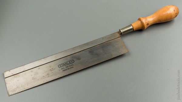 17 point 10 inch STANLEY No. 39-240 Dovetail Saw LIKE NEW - 76534