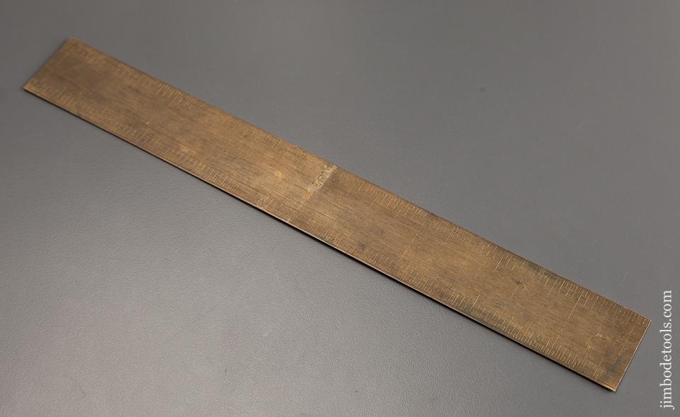 Twelve inch Brass Rule - 76538
