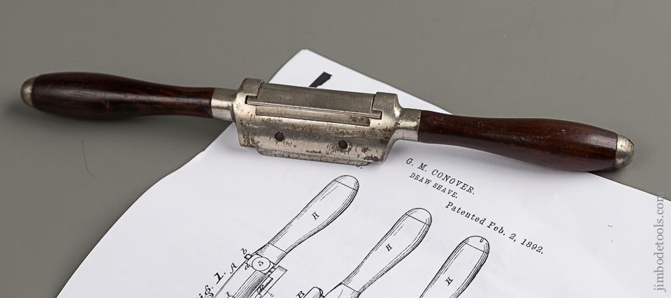 Minty! MILLERS FALLS CONOVER Patent February 2, 1892 Four Way Spoke Shave - 76557