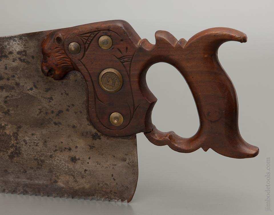 5 point 26 inch Rip WOODROUGH & MCPARLIN CINCINNATI Panther Hand Saw! 