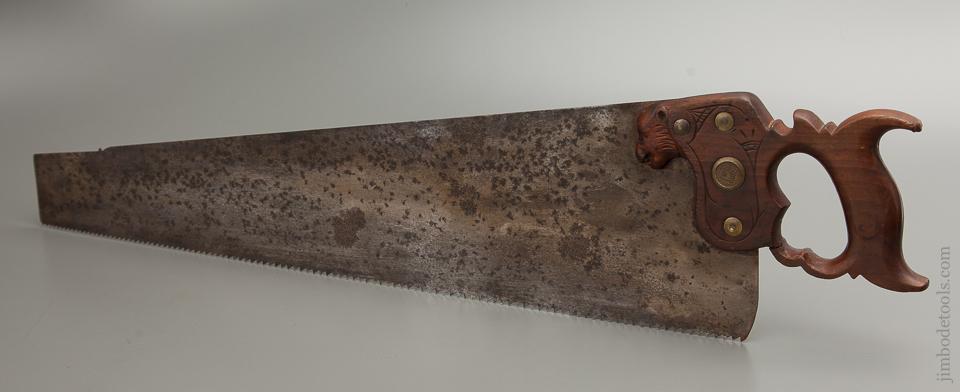 5 point 26 inch Rip WOODROUGH & MCPARLIN CINCINNATI Panther Hand Saw! 