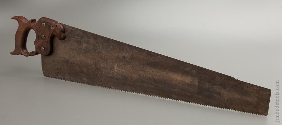5 point 26 inch Rip WOODROUGH & MCPARLIN CINCINNATI Panther Hand Saw! 