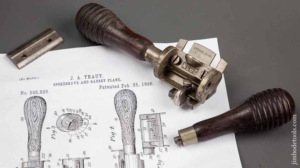 STANLEY No. 67 Universal Spoke Shave with Both Bottoms! - 76599