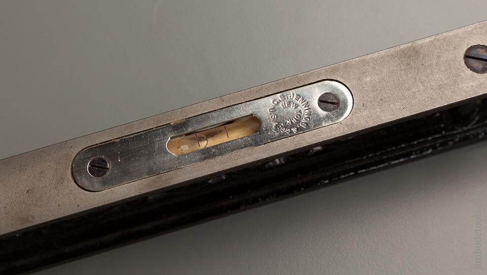 Lovely 12 inch C.E. JENNINGS Level MINT in Original Box Lid - 76066