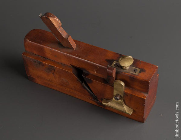RARE Solid Boxwood Moving Filletster plane - 76608