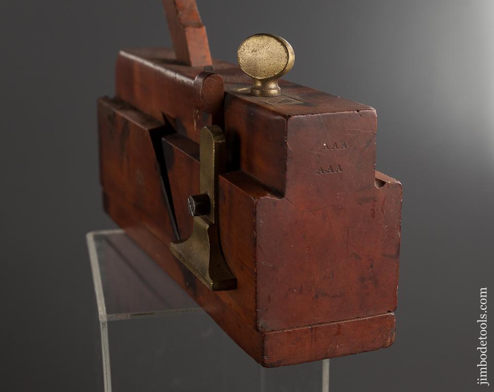 RARE Solid Boxwood Moving Filletster plane - 76608