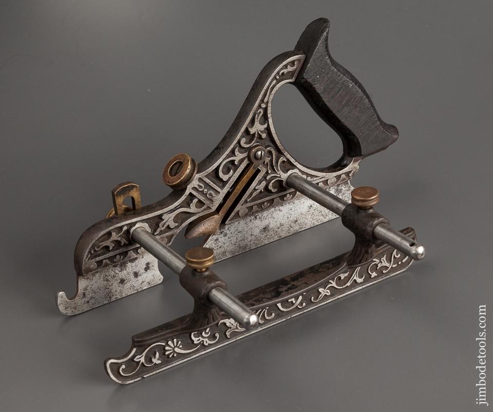 Good Clean STANLEY No. 43 MILLERS PATENT Adjustable Plow Plane - 76619