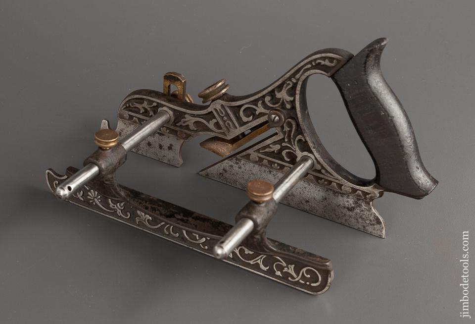 Good Clean STANLEY No. 43 MILLERS PATENT Adjustable Plow Plane - 76619