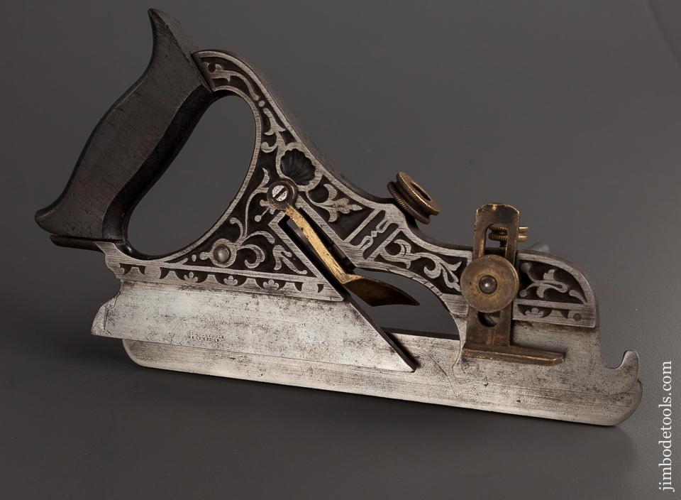 Good Clean STANLEY No. 43 MILLERS PATENT Adjustable Plow Plane - 76619
