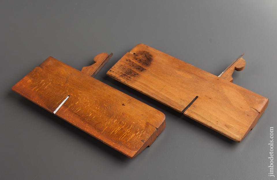 Pair of T.J. M'MASTER & CO AUBURN NY Side Rabbet Planes circa 1833-39 FINE - 76625