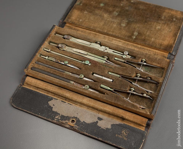 Ten Piece SCHOENNER Draughting Set in Original Fitted Case - 76631