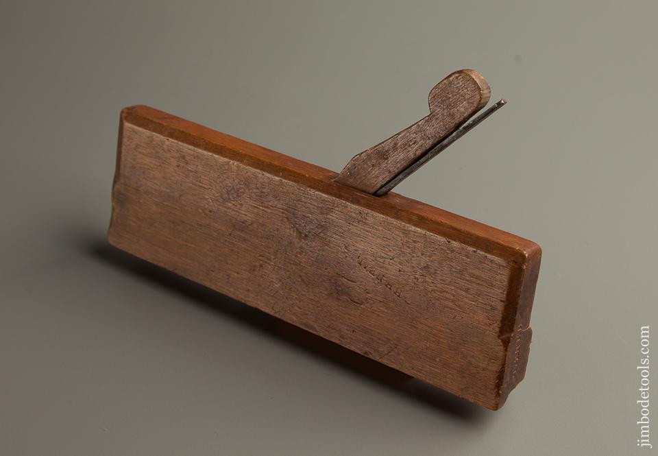 Crisp 18th Century 1/2 inch H. WETHEREL IN NORTON Side Bead Molding Plane circa 1750-76 FINE - 76668U