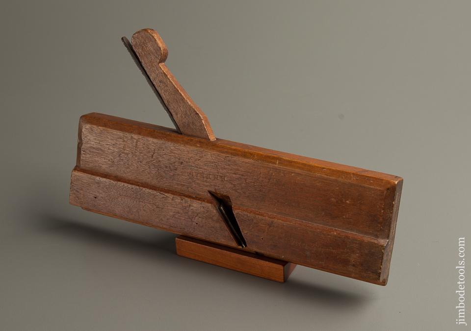 Crisp 18th Century 1/2 inch H. WETHEREL IN NORTON Side Bead Molding Plane circa 1750-76 FINE - 76668U