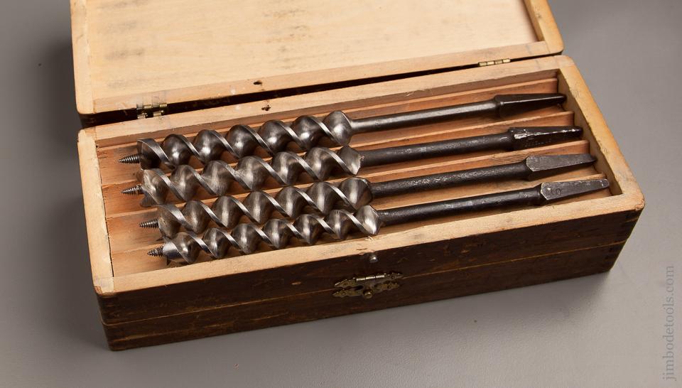 Complete Set of 13 RUSSELL JENNINGS Auger Bits in Original 3 Tiered Box -76670