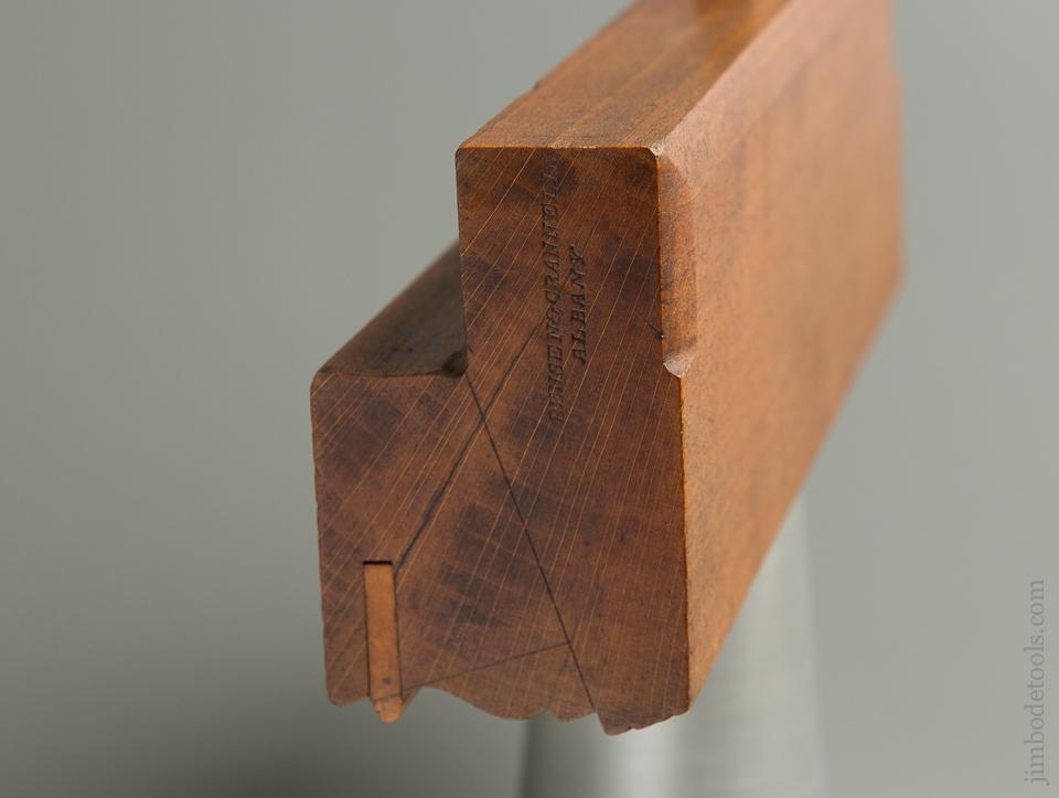 2 1/8 inch BENSEN & CRANNELL ALBANY Crispy Complex Molding Plane circa 1843-62 NEAR MINT - 76680