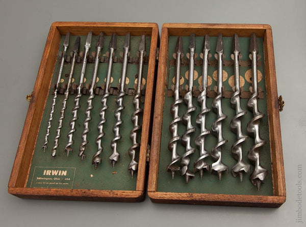 Complete Set of IRWIN Auger Bits in Original Box - 76694