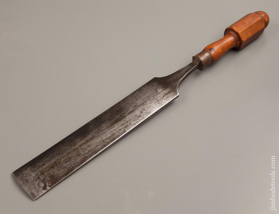 2 x 17 1/2 inch IBBOTSON Boxwood Handled No. 4 Sweep Gouge - 76740