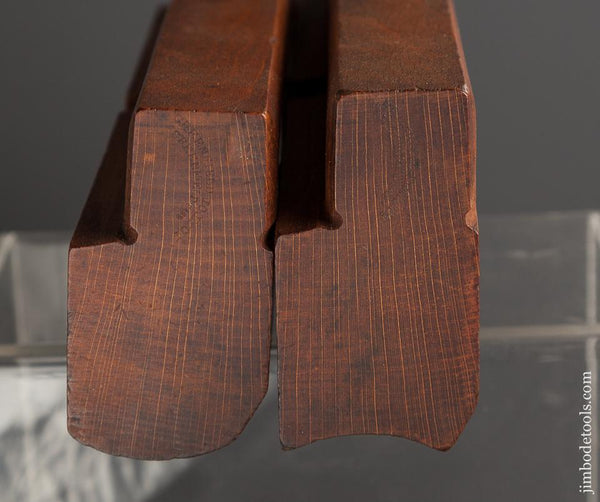 Pair of GREENFIELD TOOL CO No. 21 Hollow & Round Molding Planes circa 1851-83 EXTRA FINE - 76747