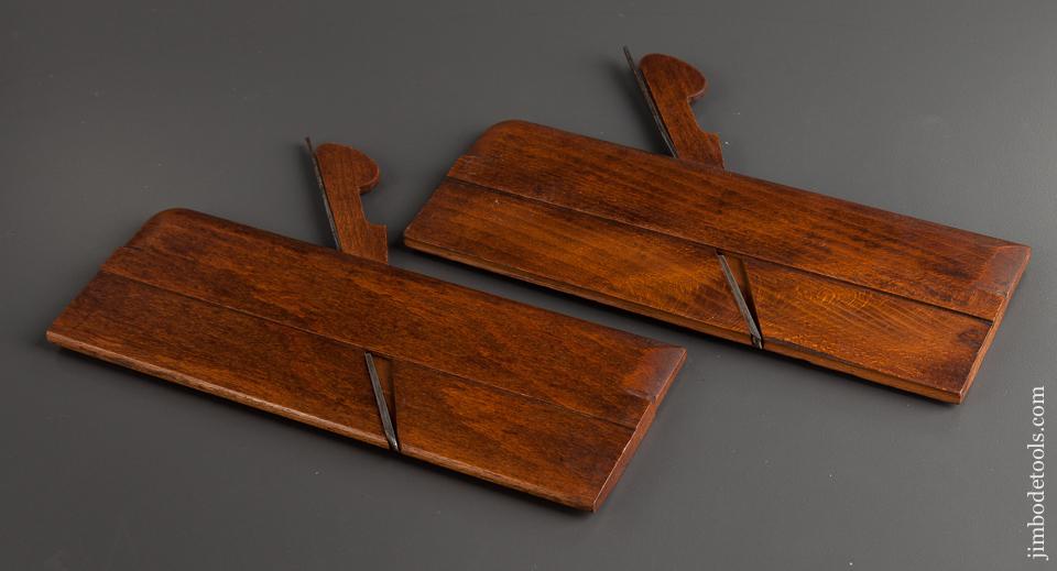 MOCKRIDGE & FRANCIS No. 2 Hollow and Round Molding Planes circa 1835-68 Newark, NJ EXTRA FINE - 76749
