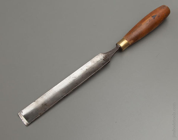 1 1/4 x 15 1/2 inch I. SORBY Boxwood Handled Gouge - 76790