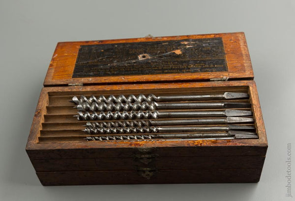 Complete Set of 14! RUSSELL JENNINGS Auger Bits in Original 3 Tiered Box - 76808