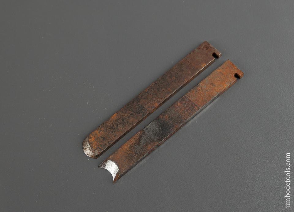Matched Hollow & Round Pair of Cutters for STANLEY No. 45 and No. 55 Combination Planes - 76814