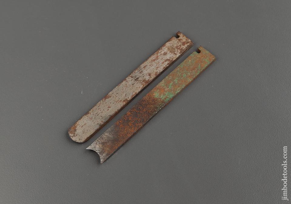 Matched Hollow & Round Pair of Cutters for STANLEY No. 45 and No. 55 Combination Planes - 76814