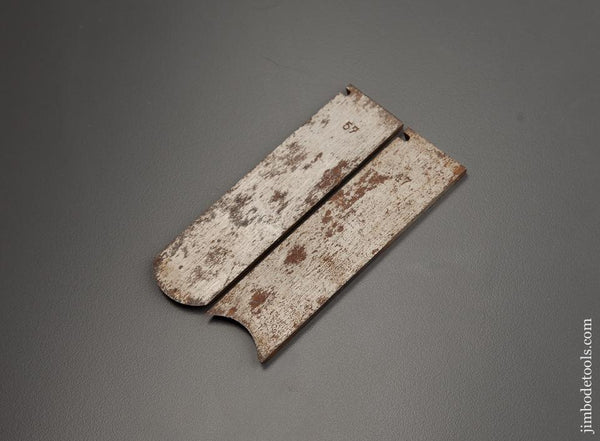 Matched Hollow & Round Pair of Cutters for STANLEY No. 45 and No. 55 Combination Planes - 76815