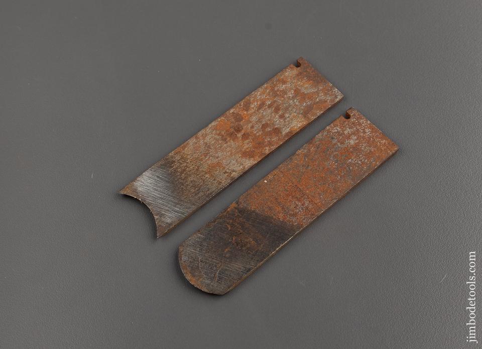 Matched Hollow & Round Pair of Cutters for STANLEY No. 45 and No. 55 Combination Planes - 76816