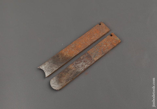 Matched Hollow & Round Pair of Cutters for STANLEY No. 45 and No. 55 Combination Planes - 76817