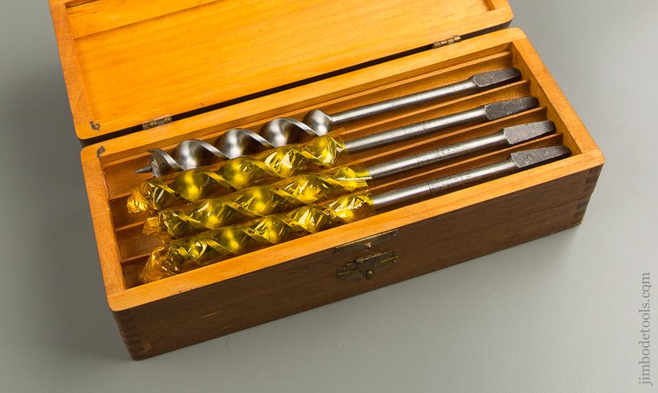 Complete Set of 13 RUSSELL JENNINGS Auger Bits in Original 3 Tiered Box EXTRA FINE - 76823