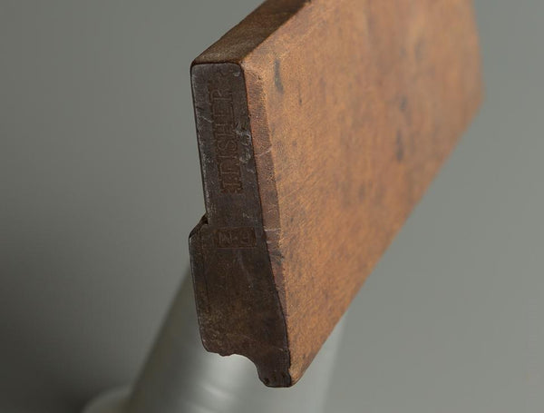 Original and Fine! J:FISHER 18th Century Ten inch Yellow Birch Side Bead Molding Plane circa 1780 Keene, NH - 76830R