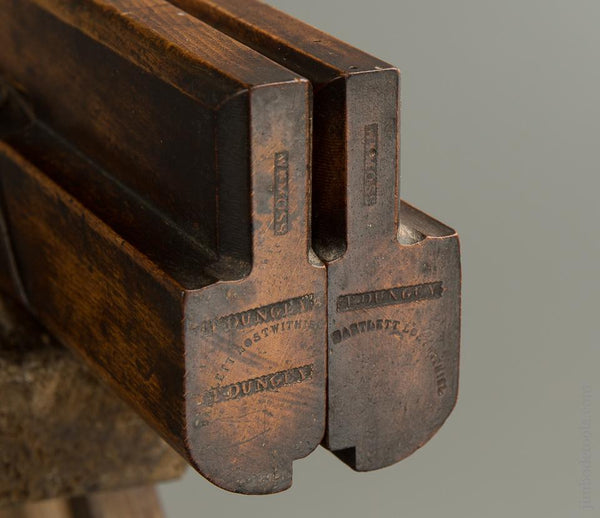 18th Century Side Round Moulding Planes by MOSS BIRMINGHAM circa 1775-1843 FINE- 76834R