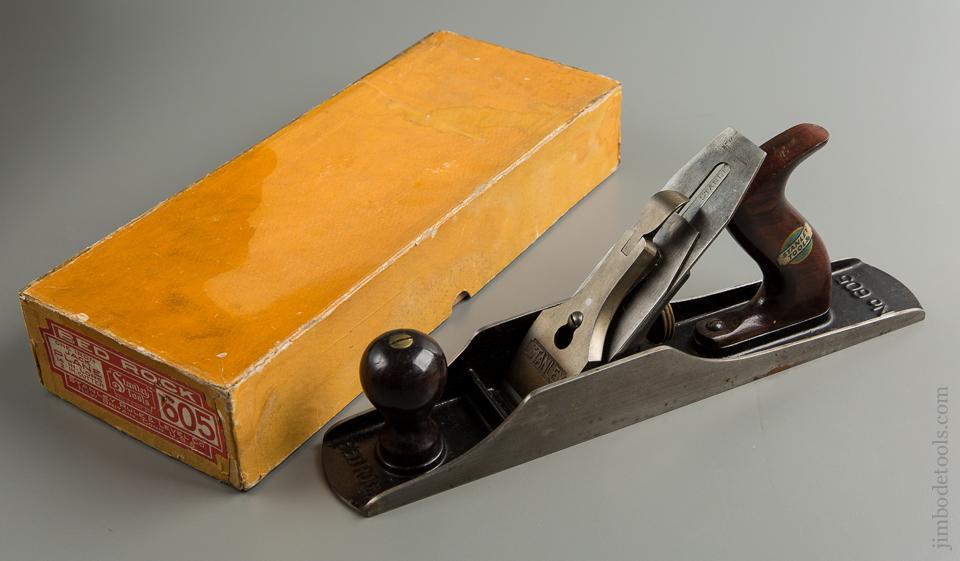 Superb STANLEY No. 605 BEDROCK Jack Plane with Decal MINT in Original Box - 76838R
