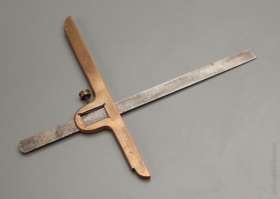 Beautiful PRESTON Brass and Steel 10 x 3/8 inch Turner's Square - 76860R