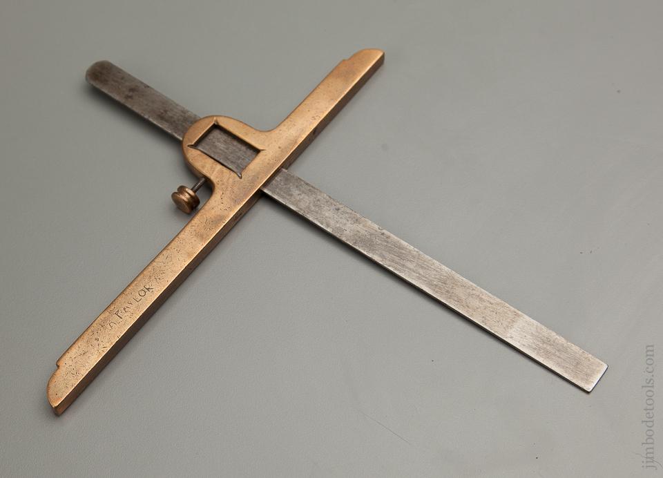 Beautiful PRESTON Brass and Steel 10 x 3/8 inch Turner's Square - 76860R