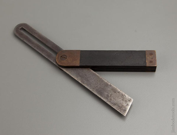 Fine 9 inch Rosewood and Brass Bevel - 76871R