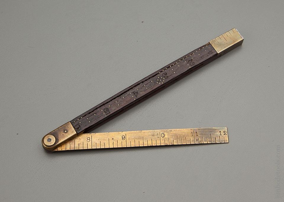 Early 6 5/8 inch German Ship's Bevel Marked HAMBURG - 76873U