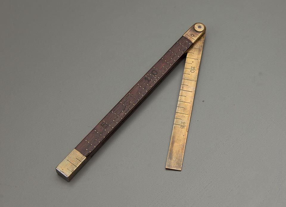 Early 6 5/8 inch German Ship's Bevel Marked HAMBURG - 76873U