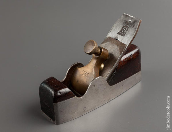 Awesome! SPIERS 7 1/2 inch Dovetailed Rosewood Infill Smooth Plane EXTRA FINE! - 76885