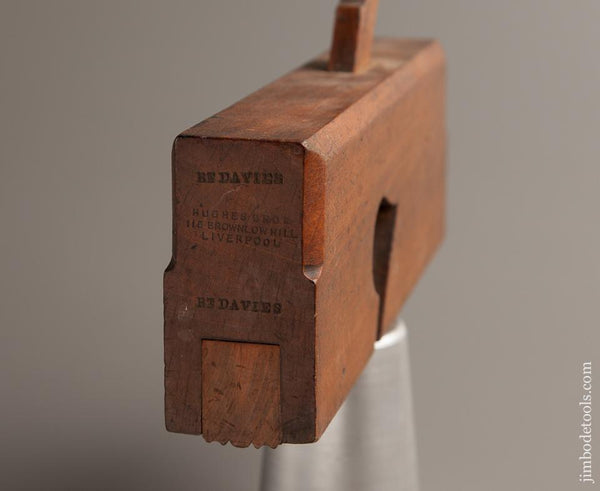 HUGHES BROS. 116 BROWNLOW HILL LIVERPOOL Table Leg Plane circa 1904-11 GOOD+