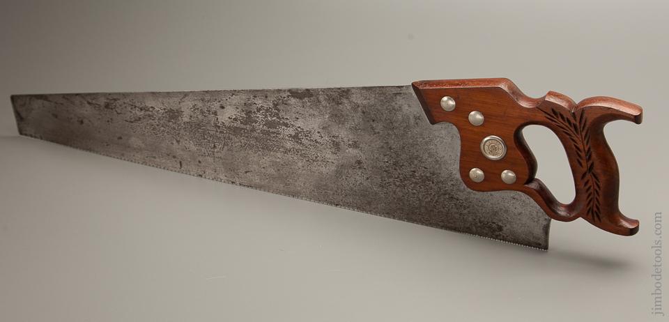11 point 26 inch DISSTON D15 Crosscut Hand Saw circa 1920 EXTRA FINE - 76889