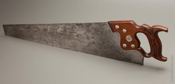 11 point 26 inch DISSTON D15 Crosscut Hand Saw circa 1920 EXTRA FINE - 76889