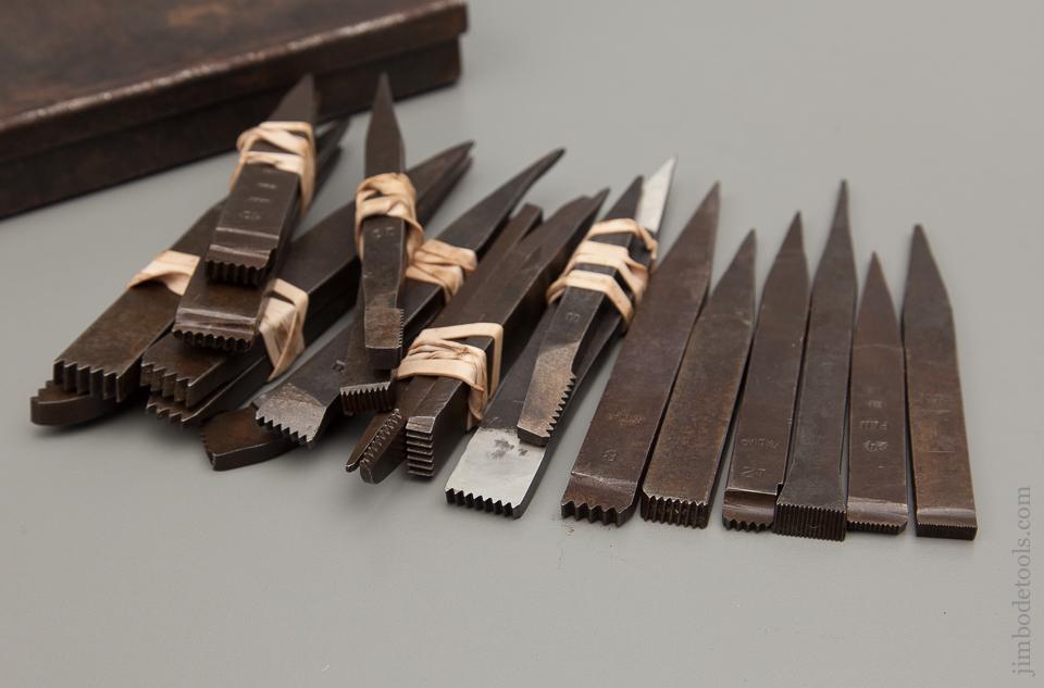 Seven Pair and Seven Male Thread Chasers in Case - 76893