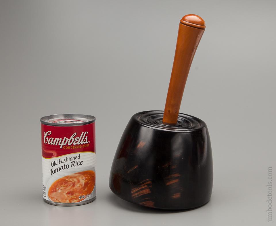 Gorgeous! 5x9 inch Ebony and Boxwood Mallet - 76894
