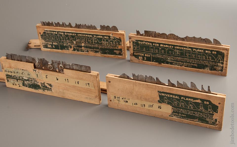 STANLEY No. 55 Combination Plane 100% COMPLETE in Original Box - 76897