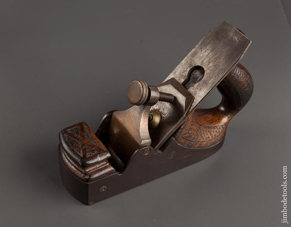 Amazing! Carved Walnut Infill Plane  EXTRA FINE! - 76935
