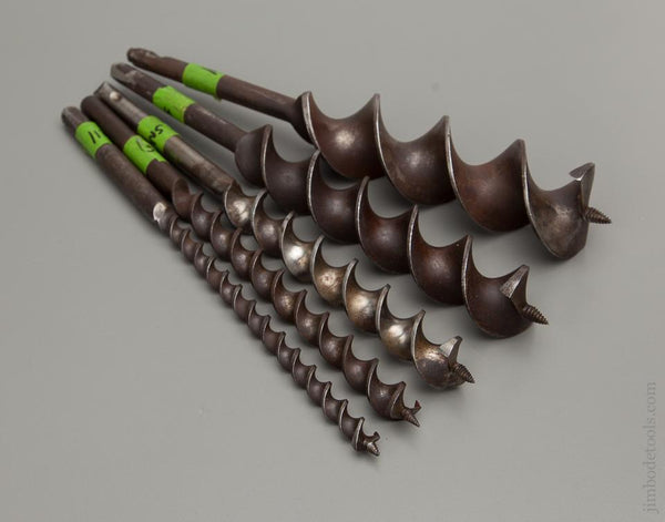 Set of Five SNELL Sharp Boring Machine Bits - 76969