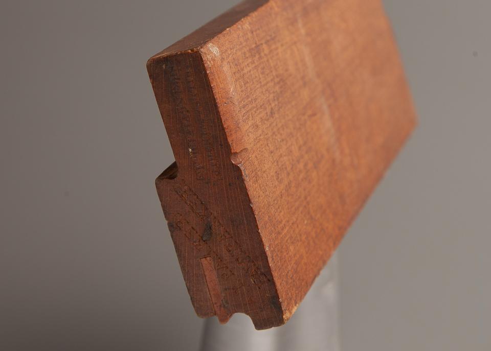 3/8 inch HILLS & WINSHIP SPRINGFIELD MS Bead Plane circa 1832 FINE - 76979